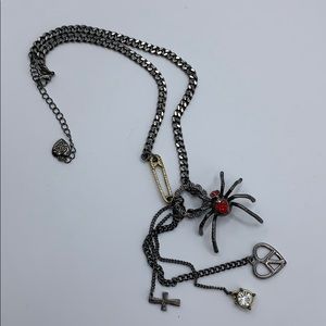 Betsey Johnson - Spider Necklace